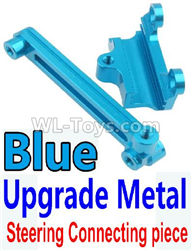 Wltoys 10428-2 Parts-15-03 K949-15 Upgrade Metal Steering connecting piece-Blue,Wltoys 10428-2 Rc Car Parts,High speed 1:10 Scale 4wd,10428-B2 Electric Power On Road Drift Racing Truck Car Parts