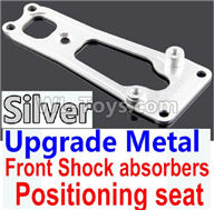 Wltoys 10428-2 Parts-16-05 K949-16 Upgrade Metal Front Shock absorbers Positioning seat-Silver,Wltoys 10428-2 Rc Car Parts,High speed 1:10 Scale 4wd,10428-B2 Electric Power On Road Drift Racing Truck Car Parts