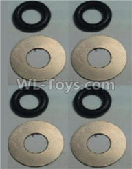 Wltoys 10428-C2 10428-2.0584 Flat Washer(Total 4set,8pcs),Wltoys 10428-C2 Rc Car Parts,High speed 1:10 Scale 4wd,10428-C2 Electric Power On Road Drift Racing Truck Car Parts