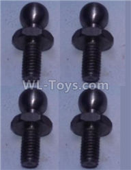 Wltoys 10428-2 Parts-73 K949-73 4.8 Ball head shape screws(4pcs),Wltoys 10428-2 Rc Car Parts,High speed 1:10 Scale 4wd,10428-B2 Electric Power On Road Drift Racing Truck Car Parts