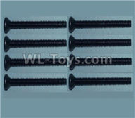 Wltoys 10428-C2 Flat head inner hexagon Screws-M2X16-(8pcs),Wltoys 10428-C2 Rc Car Parts,High speed 1:10 Scale 4wd,10428-C2 Electric Power On Road Drift Racing Truck Car Parts