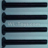 Wltoys 10428-C2 Flat head inner hexagon Screws-M4X32-(4pcs),Wltoys 10428-C2 Rc Car Parts,High speed 1:10 Scale 4wd,10428-C2 Electric Power On Road Drift Racing Truck Car Parts