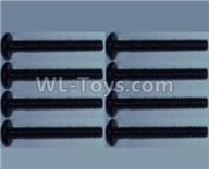 Wltoys 10428-C2 Pan head inner hexagon Screws-M2.5X20-(8pcs),Wltoys 10428-C2 Rc Car Parts,High speed 1:10 Scale 4wd,10428-C2 Electric Power On Road Drift Racing Truck Car Parts