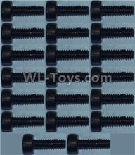 Wltoys 10428-2 Parts-94 Cup head inner hexagon Screws M2X6-(20pcs),Wltoys 10428-2 Rc Car Parts,High speed 1:10 Scale 4wd,10428-B2 Electric Power On Road Drift Racing Truck Car Parts