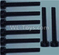 Wltoys 10428-2 Parts-95 Cup head inner hexagon Screws-M2X16-(8pcs),Wltoys 10428-2 Rc Car Parts,High speed 1:10 Scale 4wd,10428-B2 Electric Power On Road Drift Racing Truck Car Parts