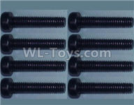 Wltoys 10428-2 Parts-98 Cup head inner hexagon Screws-M2.5X20-(8pcs),Wltoys 10428-2 Rc Car Parts,High speed 1:10 Scale 4wd,10428-B2 Electric Power On Road Drift Racing Truck Car Parts