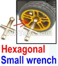 Wltoys 10428-A Hexagonal small wrench(Can be used for M2, M2.5, M3, M4 nut specifications),Wltoys 10428-A RC Car Parts,High speed 1:10 Scale 4wd,10428-A Electric Power On Road Drift Racing Truck Car Parts