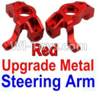 Wltoys 10428-A Upgrade Metal Steering arm-Red-2pcs,Wltoys 10428-A RC Car Parts,High speed 1:10 Scale 4wd,10428-A Electric Power On Road Drift Racing Truck Car Parts