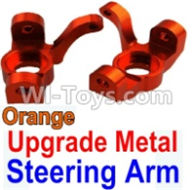 Wltoys 10428-A Upgrade Metal Steering arm-Orange-2pcs,Wltoys 10428-A RC Car Parts,High speed 1:10 Scale 4wd,10428-A Electric Power On Road Drift Racing Truck Car Parts