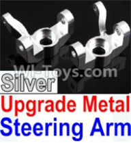 Wltoys 10428-A Upgrade Metal Steering arm-Silver-2pcs,Wltoys 10428-A RC Car Parts,High speed 1:10 Scale 4wd,10428-A Electric Power On Road Drift Racing Truck Car Parts
