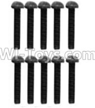 Wltoys 10428-A A929-75 Pan head inner hexagon Screws-M3X10-Black zinc plated(10PCS),Wltoys 10428-A RC Car Parts,High speed 1:10 Scale 4wd,10428-A Electric Power On Road Drift Racing Truck Car Parts