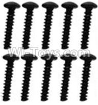 Wltoys 10428-A A929-79 Pan head inner hexagon Screws-M3X14-Black zinc plated(10PCS),Wltoys 10428-A RC Car Parts,High speed 1:10 Scale 4wd,10428-A Electric Power On Road Drift Racing Truck Car Parts