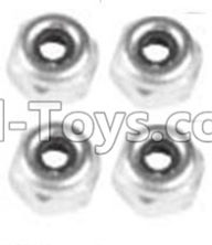 Wltoys 10428-A A929-94 M4 Locknut(4PCS),Wltoys 10428-A RC Car Parts,High speed 1:10 Scale 4wd,10428-A Electric Power On Road Drift Racing Truck Car Parts