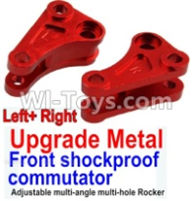 Wltoys 10428-A Upgrade Metal Front shockproof commutator(Left and Right)-Red,Wltoys 10428-A RC Car Parts,High speed 1:10 Scale 4wd,10428-A Electric Power On Road Drift Racing Truck Car Parts