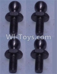 Wltoys 10428-A 4.8 Ball head shape screws(4pcs),Wltoys 10428-A RC Car Parts,High speed 1:10 Scale 4wd,10428-A Electric Power On Road Drift Racing Truck Car Parts