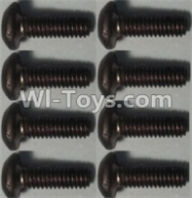 Wltoys 10428-A Pan head inner hexagon Screws-M2.5X6-(8pcs),Wltoys 10428-A RC Car Parts,High speed 1:10 Scale 4wd,10428-A Electric Power On Road Drift Racing Truck Car Parts
