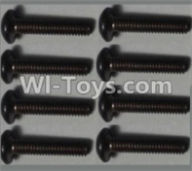 Wltoys 10428-A Pan head inner hexagon Screws-M2.5X12-(8pcs),Wltoys 10428-A RC Car Parts,High speed 1:10 Scale 4wd,10428-A Electric Power On Road Drift Racing Truck Car Parts