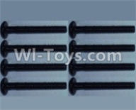 Wltoys 10428-A Pan head inner hexagon Screws-M2.5X20-(8pcs),Wltoys 10428-A RC Car Parts,High speed 1:10 Scale 4wd,10428-A Electric Power On Road Drift Racing Truck Car Parts