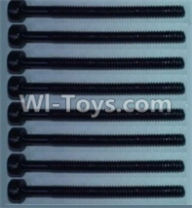 Wltoys 10428-A Cup head inner hexagon Screws-M2X24(8pcs),Wltoys 10428-A RC Car Parts,High speed 1:10 Scale 4wd,10428-A Electric Power On Road Drift Racing Truck Car Parts