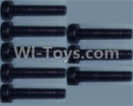 Wltoys 10428-A Cup head inner hexagon Screws-M2.5X12-(8pcs),Wltoys 10428-A RC Car Parts,High speed 1:10 Scale 4wd,10428-A Electric Power On Road Drift Racing Truck Car Parts
