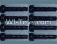 Wltoys 10428-A Cup head inner hexagon Screws-M2.5X20-(8pcs),Wltoys 10428-A RC Car Parts,High speed 1:10 Scale 4wd,10428-A Electric Power On Road Drift Racing Truck Car Parts