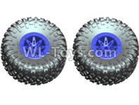 Wltoys 10428-D Wheel unit(2 set)-Blue-10428-D.0689,Wltoys 10428-D 1/10 Parts,Wltoys 10428-D Rc Car Parts
