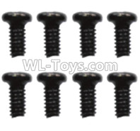 Wltoys 10428-D ST2.6X4PB screws(8pcs)-10428-D.0691,Wltoys 10428-D 1/10 Parts,Wltoys 10428-D Rc Car Parts