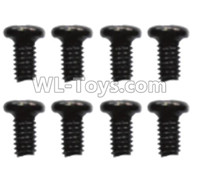 Wltoys 10428-D ST 3x10PB-PWB7 screws(8pcs)-12401.0254,Wltoys 10428-D 1/10 Parts,Wltoys 10428-D Rc Car Parts