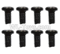 Wltoys 10428-D ST2.3X6PB Screws(8pcs)-18428-B.0555,Wltoys 10428-D 1/10 Parts,Wltoys 10428-D Rc Car Parts