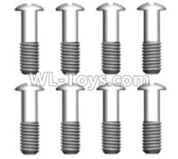 Wltoys 10428-D ST2.3X8PB screws with lower half tooth(8pcs)-18428-B.0557,Wltoys 10428-D 1/10 Parts,Wltoys 10428-D Rc Car Parts