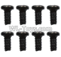 Wltoys 10428-E Parts-ST2.6X4PB screws(8pcs)-10428-D.0691,Wltoys 10428-E 1/10 Parts,Wltoys 10428-E Rc Car Parts