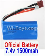 Wltoys 12401 Battery,7.4V 1500MAH-18650 Battery(1pcs),Wltoys 12401 RC Car Spare Parts Replacement Accessories,1:12 Scale 4wd,2.4G 12401 rc racing car Parts,On Road Drift Racing Truck Car Parts