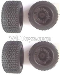 Wltoys 12401 Front and Rear wheel unit(Total 4pcs),Wltoys 12401 RC Car Spare Parts Replacement Accessories,1:12 Scale 4wd,2.4G 12401 rc racing car Parts,On Road Drift Racing Truck Car Parts