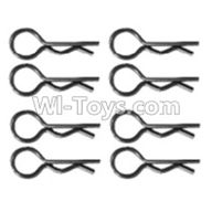 Wltoys 12401 K939-49 R-Shape Pin-1.12X2.2mm(8pcs),Wltoys 12401 RC Car Spare Parts Replacement Accessories,1:12 Scale 4wd,2.4G 12401 rc racing car Parts,On Road Drift Racing Truck Car Parts