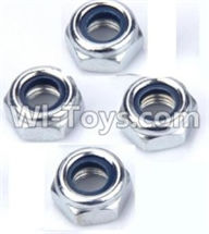 Wltoys 12401 0119 M4 Locknut(4pcs),Wltoys 12401 RC Car Spare Parts Replacement Accessories,1:12 Scale 4wd,2.4G 12401 rc racing car Parts,On Road Drift Racing Truck Car Parts