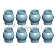Wltoys 12401 0236 A303 Ball-Head Screws units(8pcs),Wltoys 12401 RC Car Spare Parts Replacement Accessories,1:12 Scale 4wd,2.4G 12401 rc racing car Parts,On Road Drift Racing Truck Car Parts