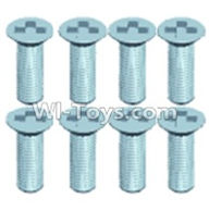 Wltoys 12401 0246 Countersunk head screws(8PCS)-M2.5X6,Wltoys 12401 RC Car Spare Parts Replacement Accessories,1:12 Scale 4wd,2.4G 12401 rc racing car Parts,On Road Drift Racing Truck Car Parts