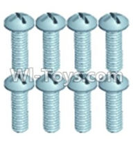 Wltoys 12401 0250 Pan head screws(8PCS)-M2.6X8,Wltoys 12401 RC Car Spare Parts Replacement Accessories,1:12 Scale 4wd,2.4G 12401 rc racing car Parts,On Road Drift Racing Truck Car Parts