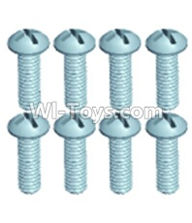 Wltoys 12401 0254 Pan head screws(8PCS)-M3X10,Wltoys 12401 RC Car Spare Parts Replacement Accessories,1:12 Scale 4wd,2.4G 12401 rc racing car Parts,On Road Drift Racing Truck Car Parts