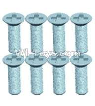 Wltoys 12401 0255 Countersunk head screws(8PCS)-M3X10,Wltoys 12401 RC Car Spare Parts Replacement Accessories,1:12 Scale 4wd,2.4G 12401 rc racing car Parts,On Road Drift Racing Truck Car Parts