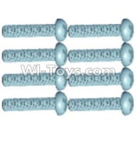 Wltoys 12401 0257 Pan head screws(8PCS)-M3X14,Wltoys 12401 RC Car Spare Parts Replacement Accessories,1:12 Scale 4wd,2.4G 12401 rc racing car Parts,On Road Drift Racing Truck Car Parts