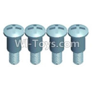 Wltoys 12401 0275 Pan head Half tooth screws(4PCS)-M3X10-Bottom tooth lehgth 5mm,Wltoys 12401 RC Car Spare Parts Replacement Accessories,1:12 Scale 4wd,2.4G 12401 rc racing car Parts,On Road Drift Racing Truck Car Parts