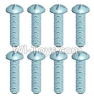 Wltoys 12401 12428-0102 Pan head screws(8PCS)-M2.5X10,Wltoys 12401 RC Car Spare Parts Replacement Accessories,1:12 Scale 4wd,2.4G 12401 rc racing car Parts,On Road Drift Racing Truck Car Parts