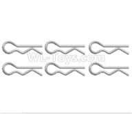 Wltoys 124012 Car Shell Pin Parts(6pcs)-A949-54,1/12 Wltoys 124012 Parts,Wltoys 124012 RC Car Parts