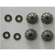Wltoys 124012 10T differential asteroid tooth Parts(hardware-l 4pcs)+ gasket(4pcs) 5X2.1X0.2mm-12429.1156,1/12 Wltoys 124012 Parts,Wltoys 124012 RC Car Parts