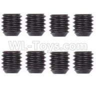 Wltoys 124012 M3 Machine Screws for the Motor Gear(8PCS)-M3X3-12428.0098,1/12 Wltoys 124012 Parts,Wltoys 124012 RC Car Parts