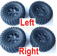 Wltoys 124012 Left and Right Wheel Assembly Parts(Total 4 set),1/12 Wltoys 124012 Parts,Wltoys 124012 RC Car Parts