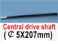 Wltoys 124012 Central drive shaft  Parts-5X207mm-124011.0979,1/12 Wltoys 124012 Parts,Wltoys 124012 RC Car Parts
