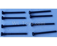 Wltoys 124012 Cross round head step machine screw Parts(8pcs) -3x33PM,D5.5 upper half tooth,Thread length 5-124011.0987,1/12 Wltoys 124012 Parts,Wltoys 124012 RC Car Parts