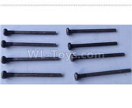 Wltoys 124012 Cross round head step machine screw Parts(8pcs) -3x35PM,D5.5 upper half tooth,Thread length 5-124011.0988,1/12 Wltoys 124012 Parts,Wltoys 124012 RC Car Parts
